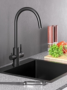 Смеситель для кухни Agger Zest A0700744 Черный-6
