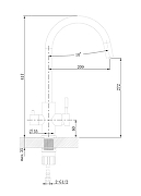 Смеситель для кухни Agger Zest A0700700 Хром-10