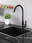 Смеситель для кухни Agger Splendid A0900144 Черный-3