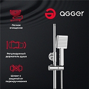 Душевая система Agger Merry A1394400 Хром-10