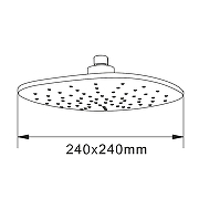 Верхний душ Agger Marine ATS05 Хром-5