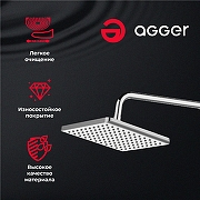 Верхний душ Agger Fresh ATS04 Хром-1