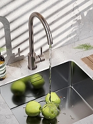 Смеситель для кухни Orange Steel M99-005ni Никель-4