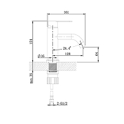 Смеситель для раковины Orange Steel M99-021ni Никель-11
