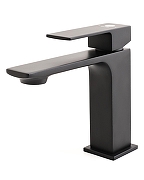 Смеситель для раковины Orange Lutz M04-021b Черный-9