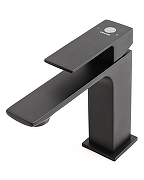 Смеситель для раковины Orange Lutz M04-021b Черный-10