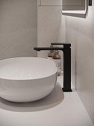 Смеситель для раковины Orange Lutz M04-121b Черный-7