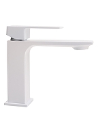 Смеситель для раковины Orange Lutz M04-021w Белый-8