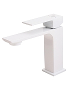Смеситель для раковины Orange Lutz M04-021w Белый-10