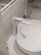 Смеситель для раковины Orange Lutz M04-121w Белый-8