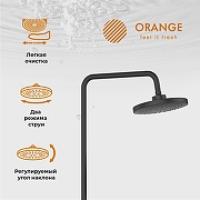 Душевая система Orange T02S3-911b Черный-1