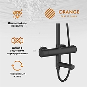 Душевая система Orange T02S3-911b Черный-2
