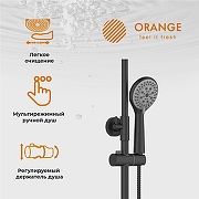 Душевая система Orange T02S3-912b Черный-2