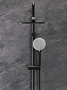 Душевая система Agger Breeze A0193544 Черная-5