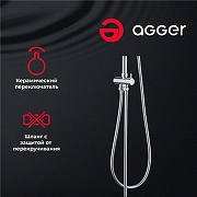 Душевая система Agger Marine A0595000 Хром-1