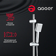 Душевая система Agger Fresh A0494000 Хром-2