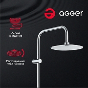 Душевая система Agger A2595000 Хром-2