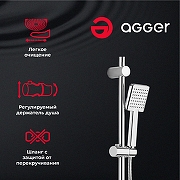 Душевая система Agger A2994000 Хром-2