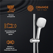 Душевая система Orange T19-944cr с термостатом Хром-2