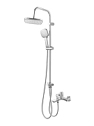 Душевая система Orange T19-944cr с термостатом Хром-4