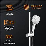Душевая система Orange T19-944cr с термостатом Хром-3