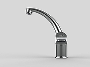 Смеситель для раковины GPD Florus MTL170 Хром-3