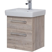 Тумба под раковину Dreja Q Max 60 77.0004D подвесная Дуб кантри