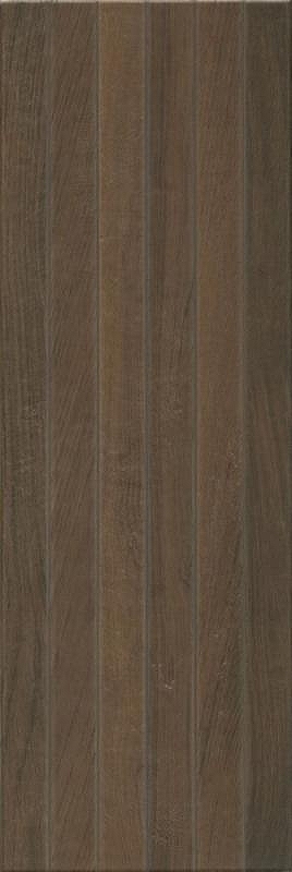 Керамическая плитка Kerama Marazzi Семпионе коричневый темный структура обрезной 13096R настенная 