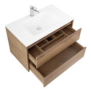 Тумба под раковину BelBagno Kraft 100 KRAFT-1000-2C-SO-RT подвесная Табачный дуб-7