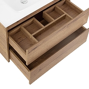 Тумба под раковину BelBagno Kraft 100 KRAFT-1000-2C-SO-RT подвесная Табачный дуб-8