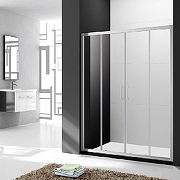 Душевая стенка Cezares MOLVENO-FIX-30-C-Cr-IV профиль Хром стекло прозрачное-3