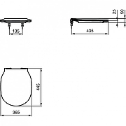 Унитаз с инсталляцией Ideal Standard Connect E211601 с сиденьем Микролифт-5