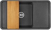 Кухонная мойка Aquaton Беллис 87 1A724832BS210 Графит-3