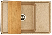 Кухонная мойка Aquaton Беллис 78 1A725032BS220 Песочная-2
