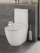 Унитаз-компакт Orange C05-000W с бачком и сиденьем Микролифт-8