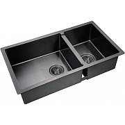 Кухонная мойка ZorG PVD Grafit PVD 78-2-44 GRAFIT Графит