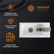 Раковина Orange 36 B05-365W Белая-5