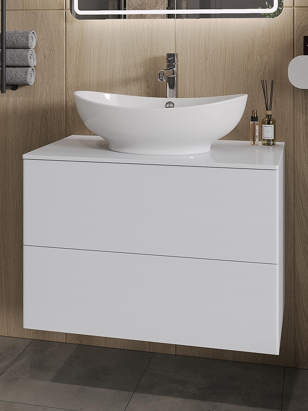 Тумба с раковиной Orange Otto 75 Ot-75TuMDF+G56 