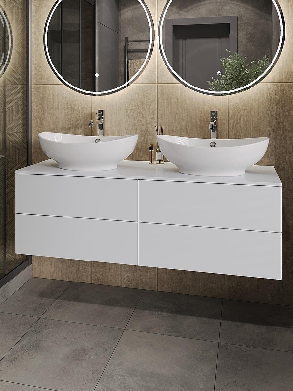 Тумба с раковиной Orange Otto 130 Ot-130TuMDF+G56 