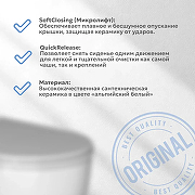 Унитаз подвесной Villeroy&Boch Architectura 4694HR01 с сиденьем Микролифт-1