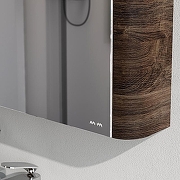 Зеркальный шкаф AM.PM Sensation 80 L M30MCL0801NF с подсветкой Орех-4