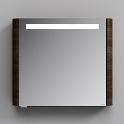 Зеркальный шкаф AM.PM Sensation 80 L M30MCL0801NF с подсветкой Орех-5