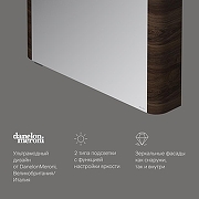 Зеркальный шкаф AM.PM Sensation 80 L M30MCL0801NF с подсветкой Орех-6