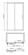 Душевая дверь WasserKRAFT Main 110 41S13 профиль Хром стекло прозрачное-5