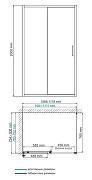 Душевой уголок WasserKRAFT Main 110x80 41S14 профиль Хром стекло прозрачное-5