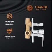 Смеситель для душа Orange Otto M22-500cr Хром-2