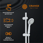 Душевая система Orange Karl M05-933w Белая-2