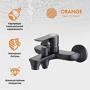 Душевая система Orange Aristo M19-932b Черная-1