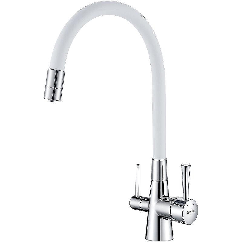 Смеситель для кухни Lemark Comfort LM3075C-White 
