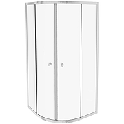 Душевой уголок Jacob Delafon Serenity 80x80 E14R80-GA профиль Хром стекло прозрачное-1